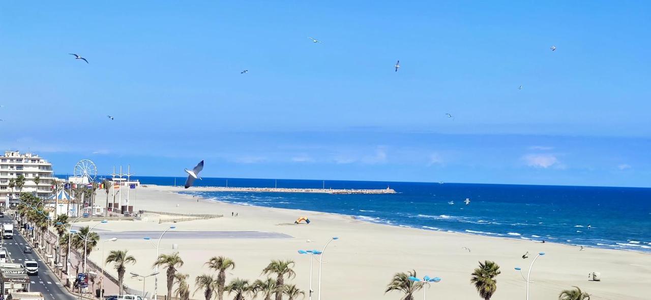 Belle Vue Mer Canet Plage Acces Piscine Couverte Et Chauffee Eksteriør bilde